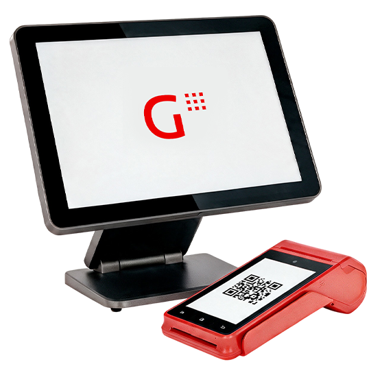 Terminal POS integrada a un sistema de gestión.
