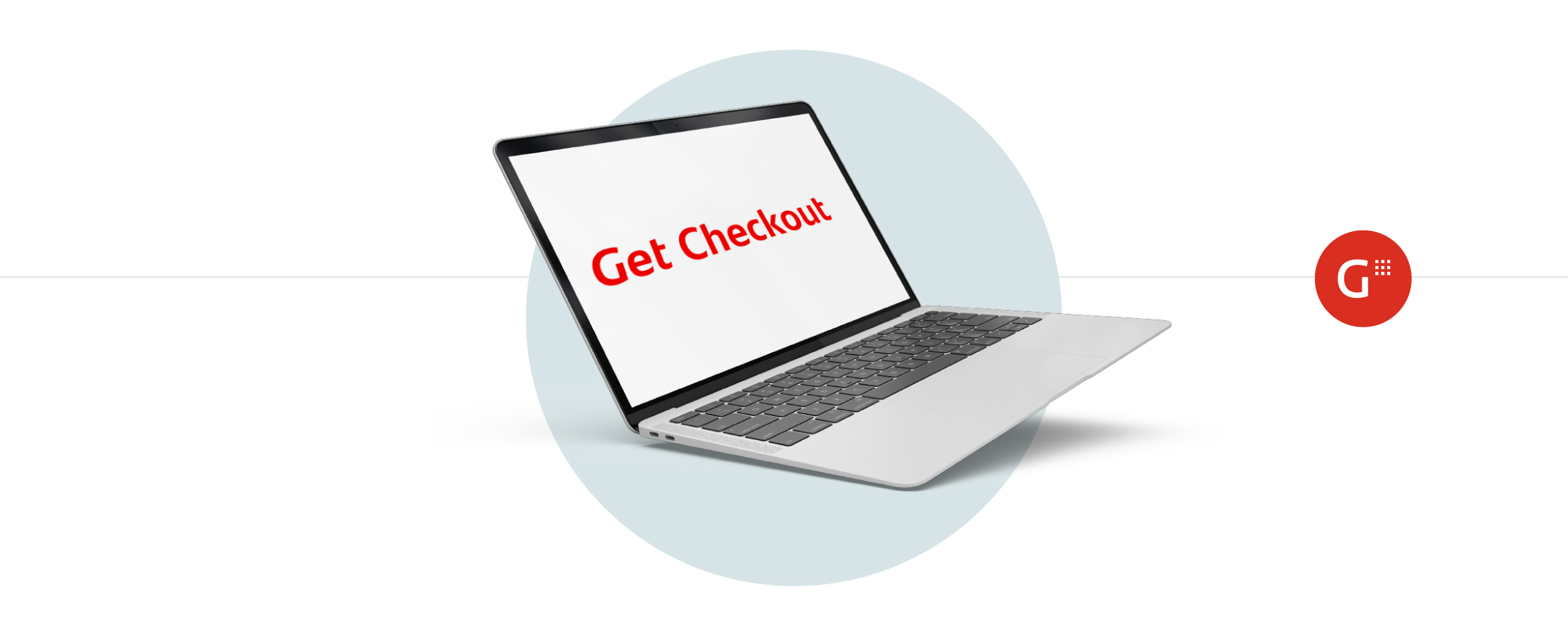 Laptop donde se visualiza Get Checkout