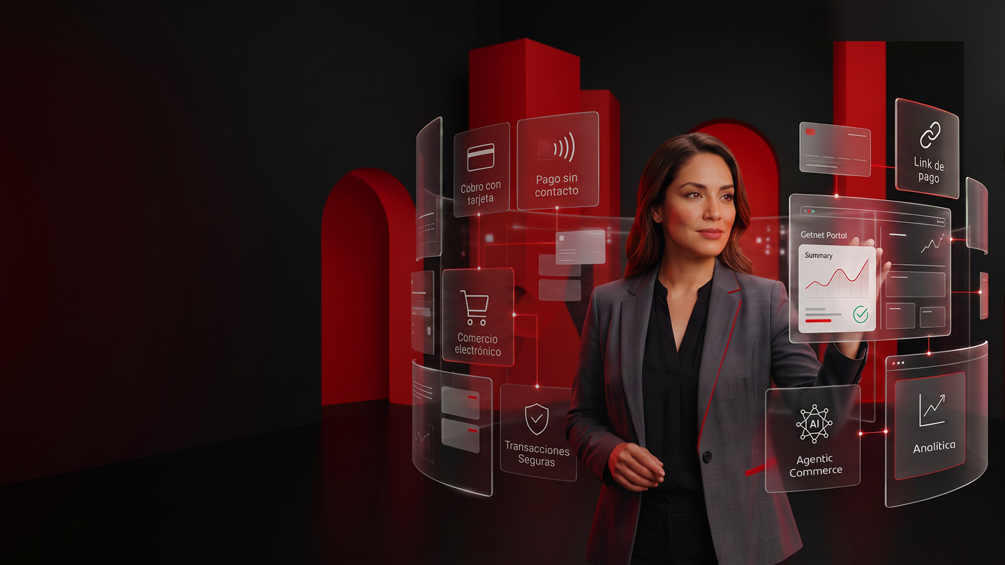 Mujer con elementos 3D