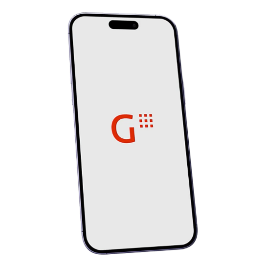 Um telemovel com o logotipo de Getnet