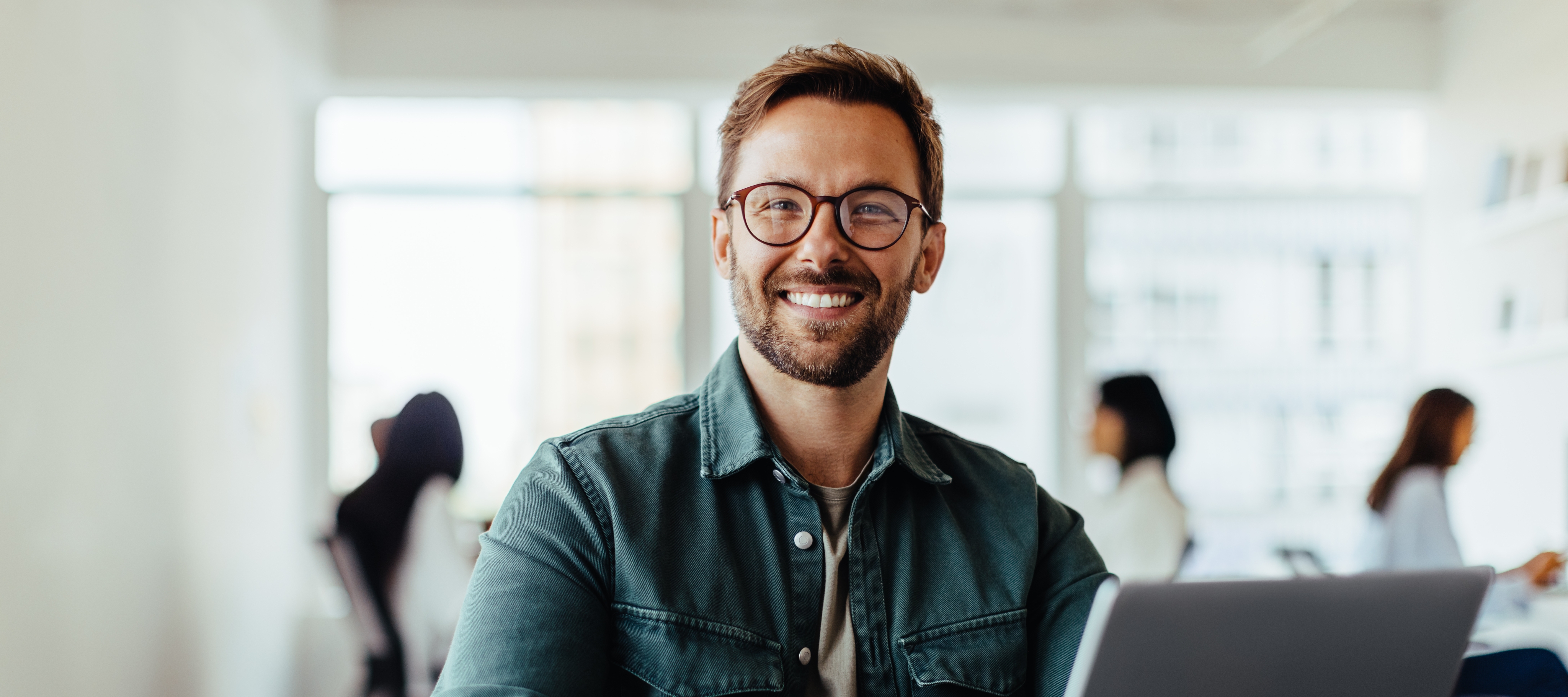 Man smiling