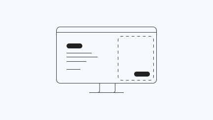 Iframe in a screen