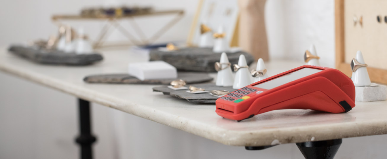 POS on a table